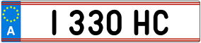 Truck License Plate